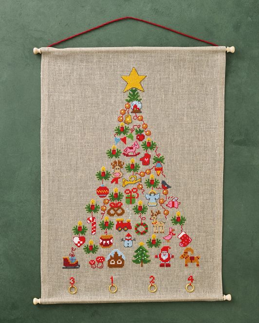 Hovedbilde Advent tree 40x56cm