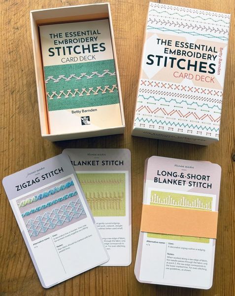 Essential Embroidery Stitches Card Deck 